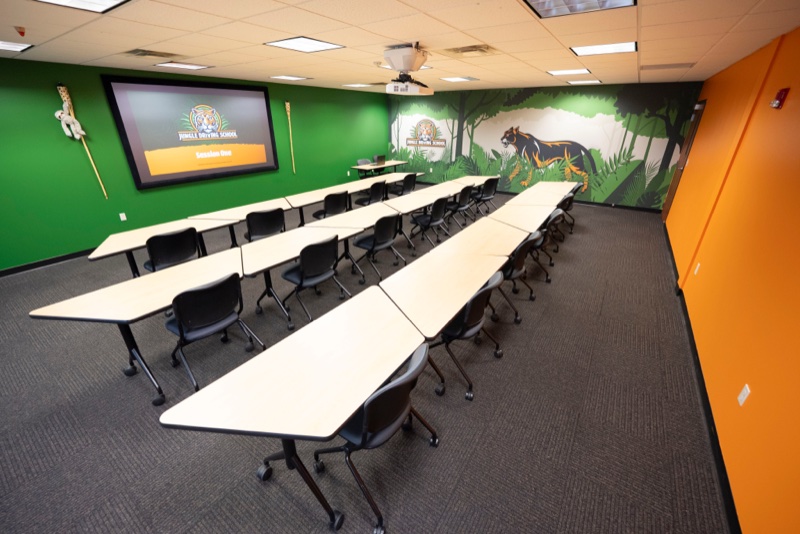 Inside a Jungle Driving School classroom in Brecksville