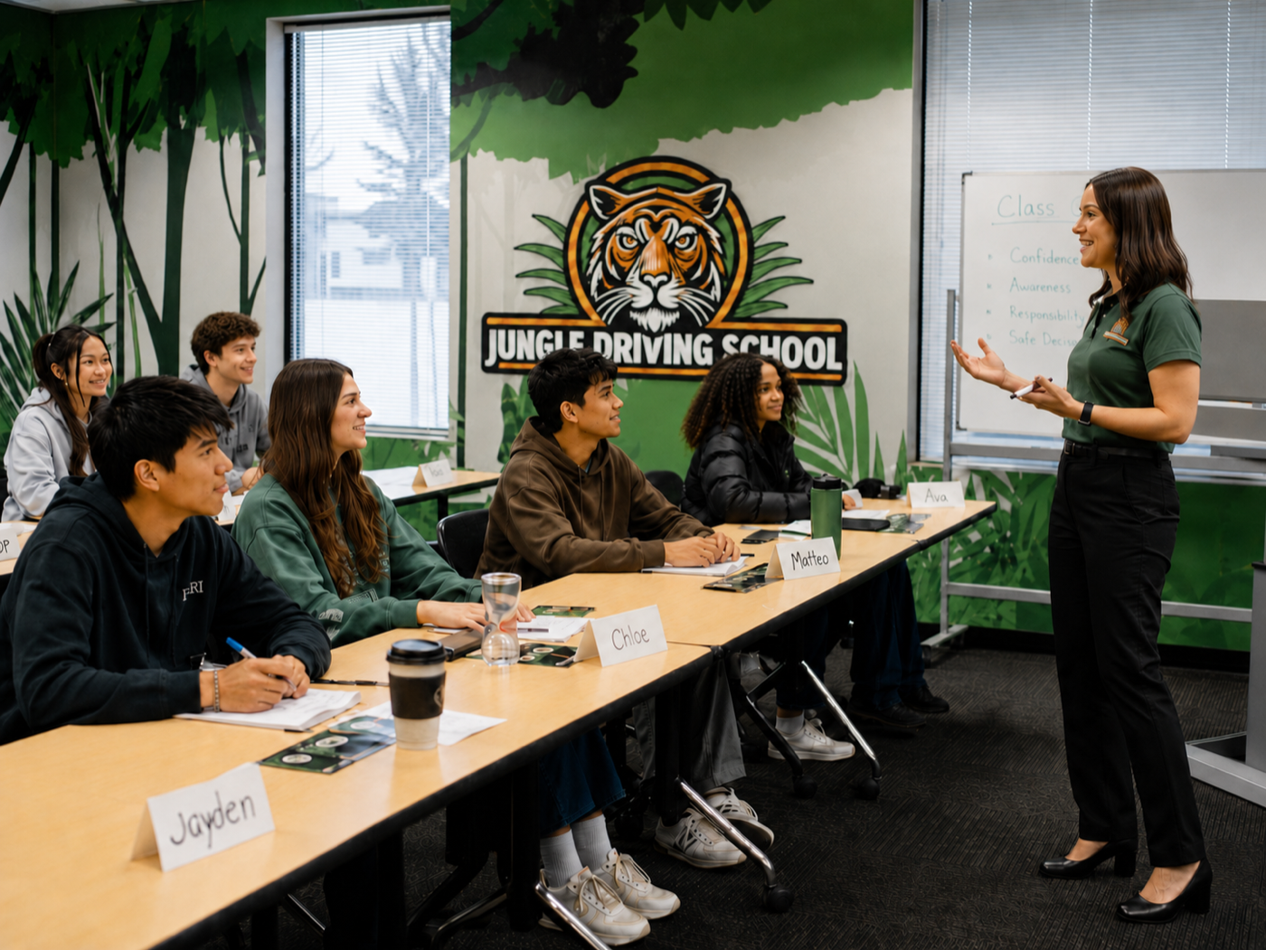 A Jungle Driving School instructor in Hartland