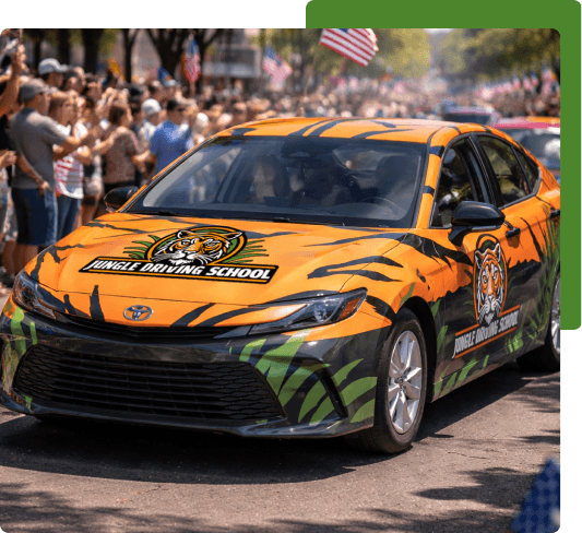 Jungle Car in Parade